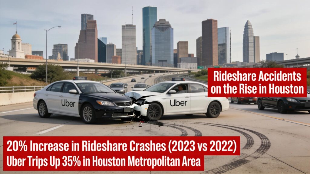Rideshare accidents are becoming more common in Houston as more people rely on Uber